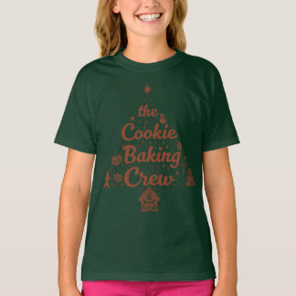 Camiseta The Cookie Baking Crew Christmas Tree Design