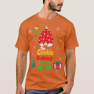 Camiseta the cookie baking gnome funny christmas pajamas fo