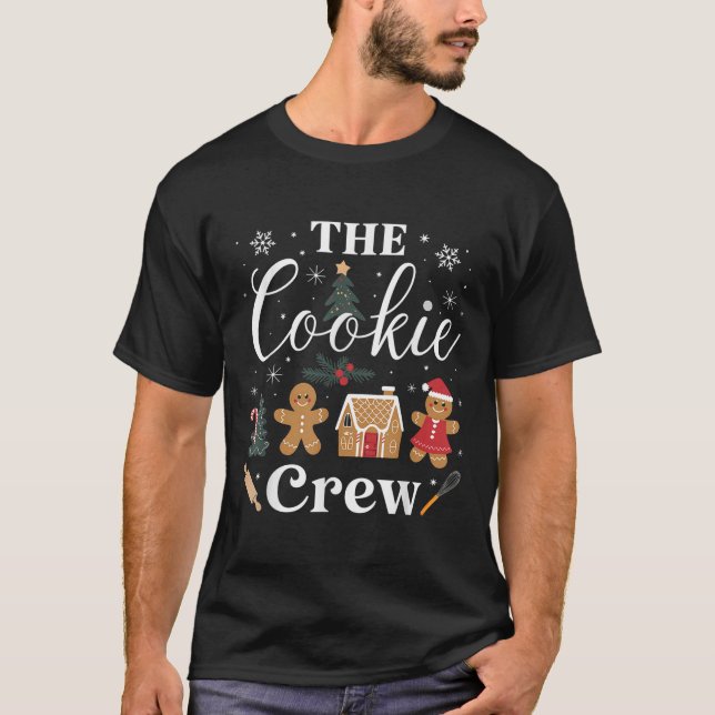 Camiseta The Cookie Crew Christmas Baking Cookie Lover Kids (Anverso)