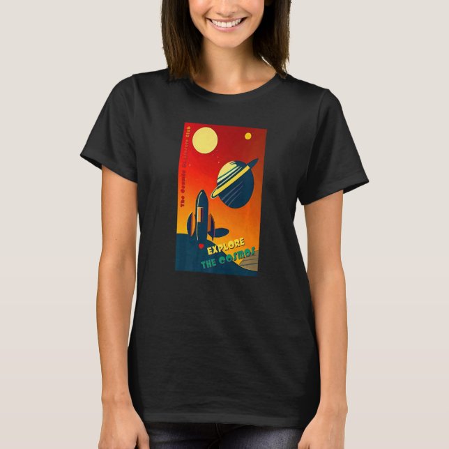 Camiseta The Cosmic Explorers Club Explore The Cosmos (#09) (Anverso)
