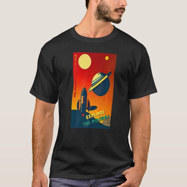 Camiseta The Cosmic Explorers Club Explore The Cosmos (#09) (Anverso)