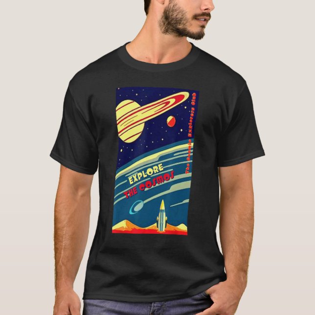 Camiseta The Cosmic Explorers Club Explore The Cosmos (#10) (Anverso)