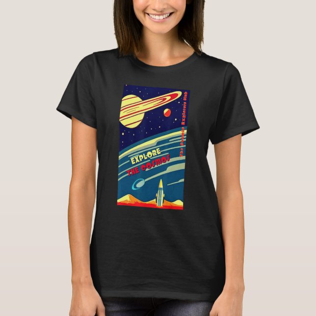 Camiseta The Cosmic Explorers Club Explore The Cosmos (#10) (Anverso)