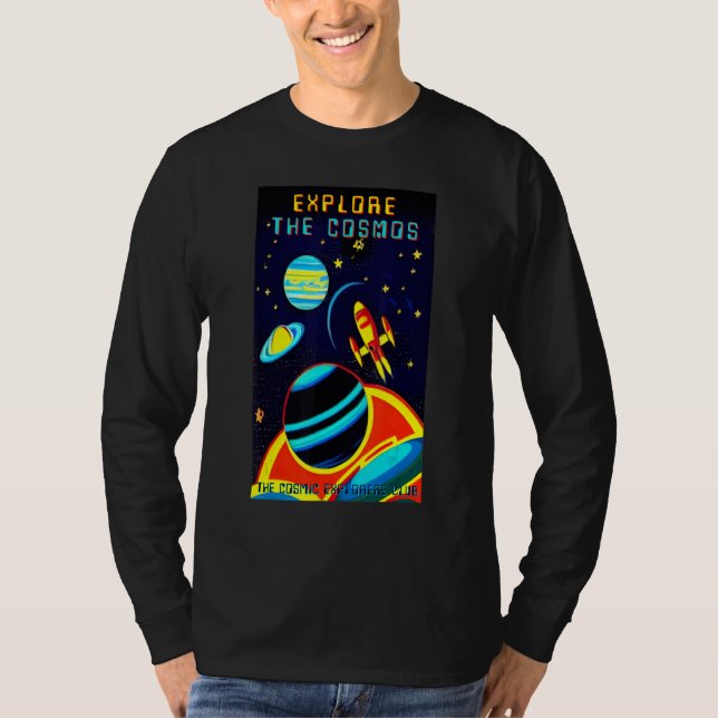 Camiseta The Cosmic Explorers Club Explore The Cosmos (#14) (Anverso)