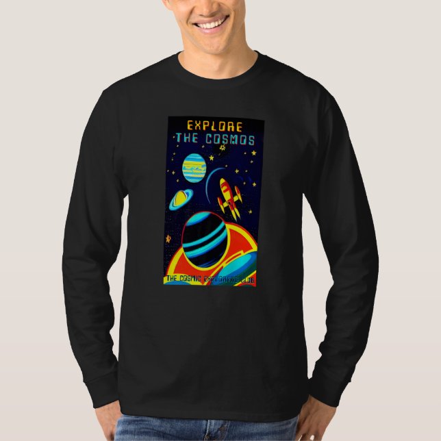 Camiseta The Cosmic Explorers Club Explore The Cosmos (#14) (Anverso)