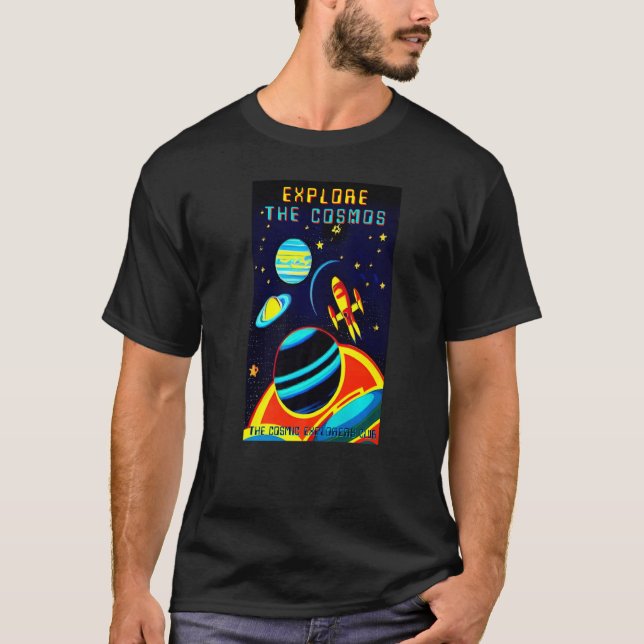 Camiseta The Cosmic Explorers Club Explore The Cosmos (#14) (Anverso)