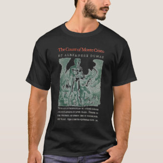 Camiseta The Count of Monte Cristo by Alexandre Dumas Cover