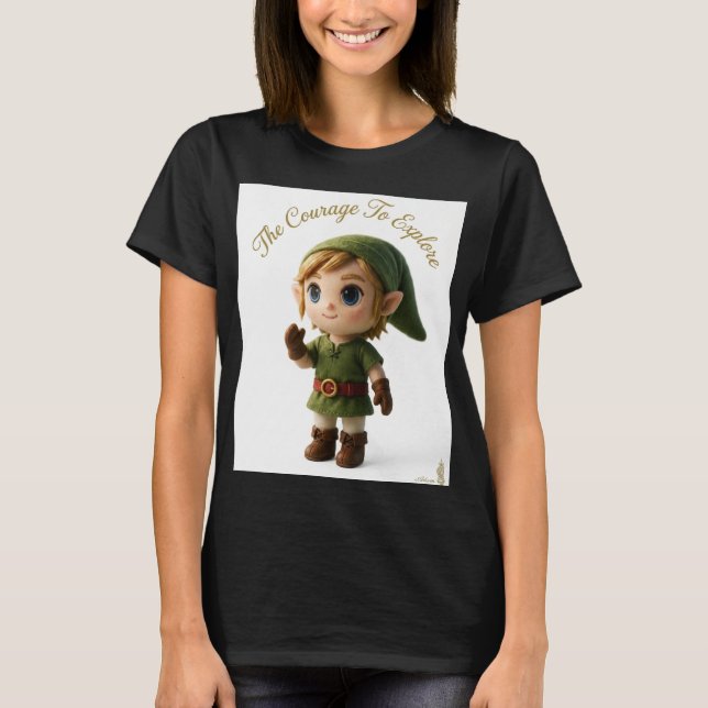 Camiseta The Courage to Explore Little Adventurer  (Anverso)