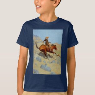 Camiseta The Cowboy de Frederic Remington (1902)