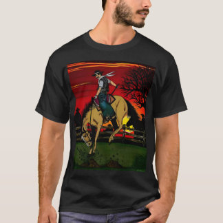 Camiseta "The Cowboys" impresión en color.