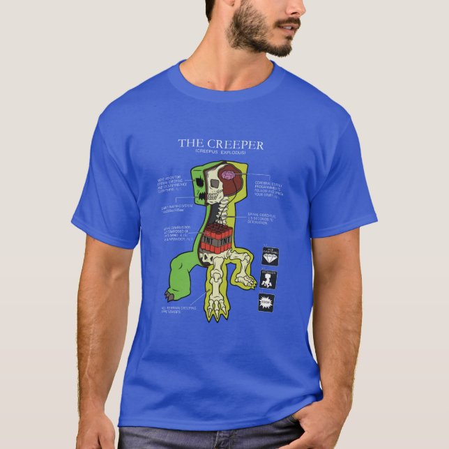Camiseta THE CREEPER ANATOMY gift (Anverso)