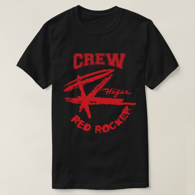 Camiseta The Crew Of Sammy Hagar The Red Rocker Custom Clas (Diseño del anverso)