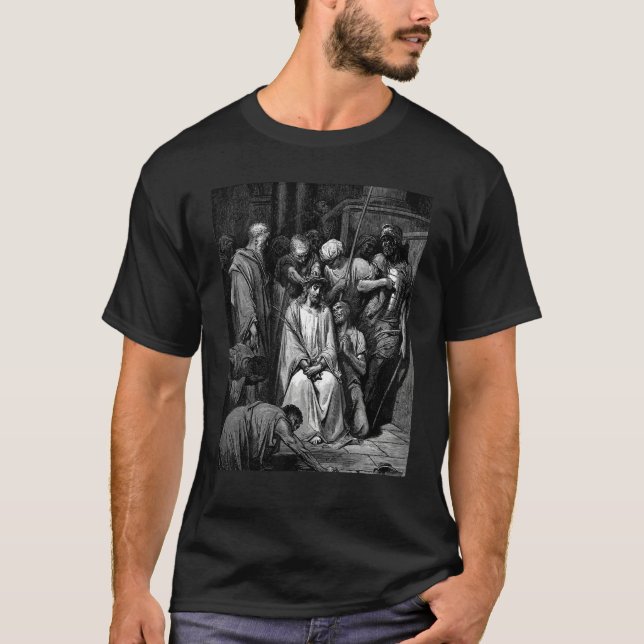 Camiseta The Crown of Thorns Gustave Dore Biblical Art (Anverso)