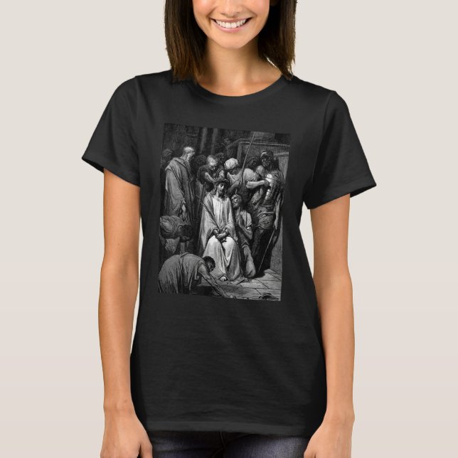 Camiseta The Crown of Thorns Gustave Dore Biblical Art (Anverso)