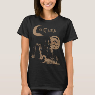 Camiseta The Cure Cat Moon 90S Alt Indie Rock Band Para Hom