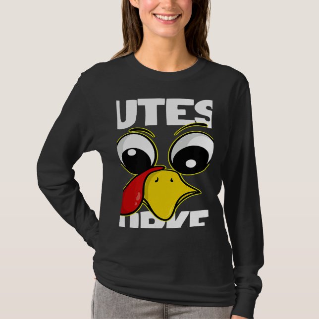 Camiseta The Cutest Turkey Family Group Matching Thanksgivi (Anverso)