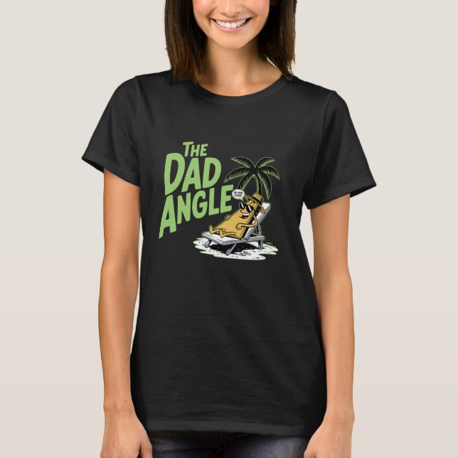 Camiseta The Dad Angle, Funny Math Father's Day, Mathematic (Anverso)