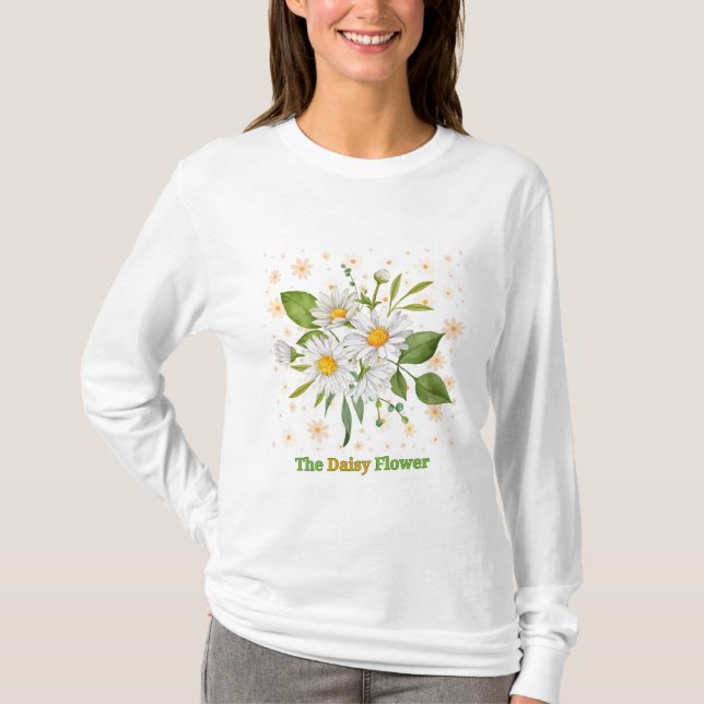 Camiseta The daisy flower (Anverso)