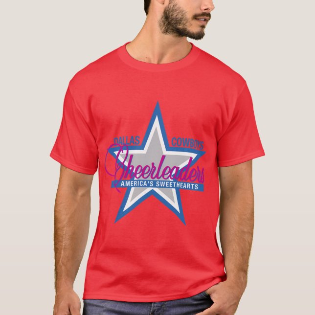 Camiseta The Dallas Cowboys Cheerleaders America Sweet Hear (Anverso)