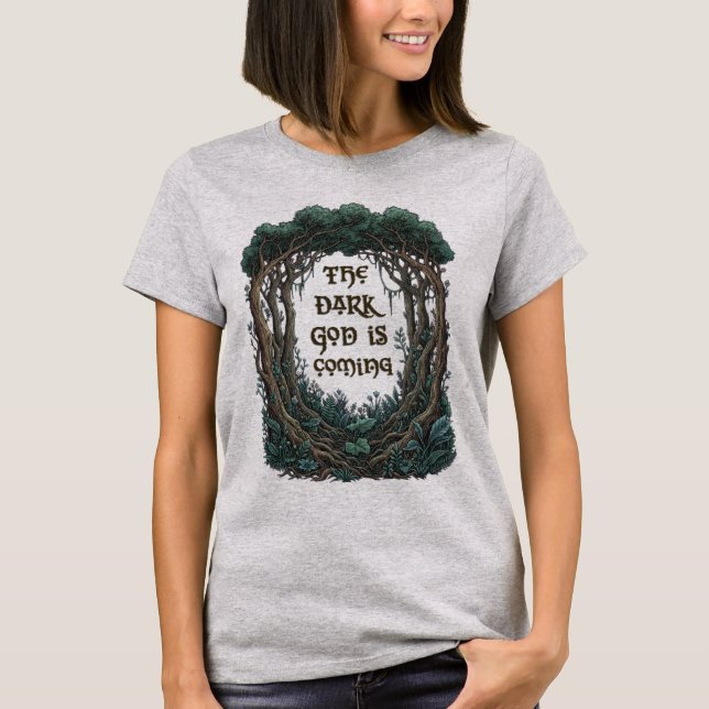 Camiseta The Dark God is Coming (Anverso)