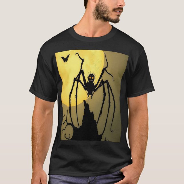Camiseta The Dark Spider Under the Full Moon (Anverso)