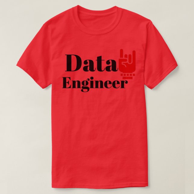 Camiseta The Data Engineer (Diseño del anverso)