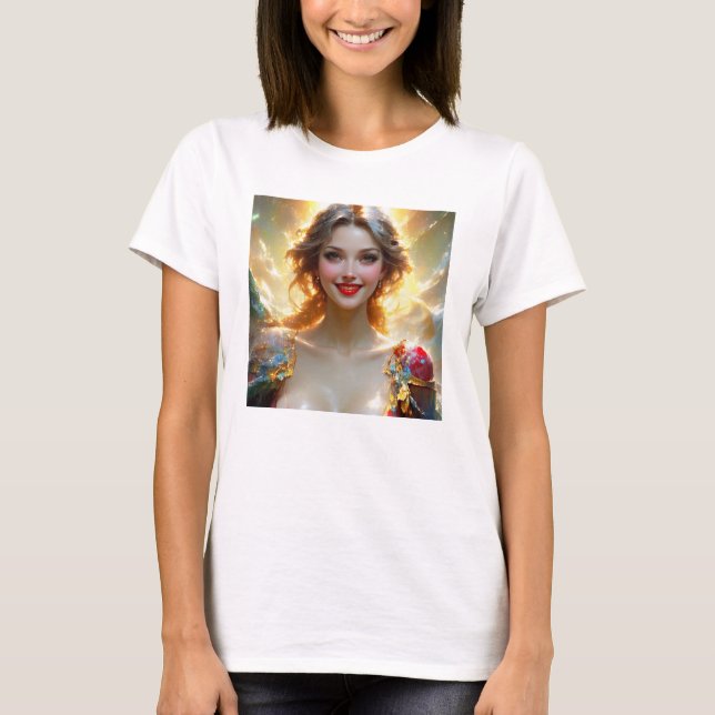 Camiseta —The day the sun smiled. (Anverso)