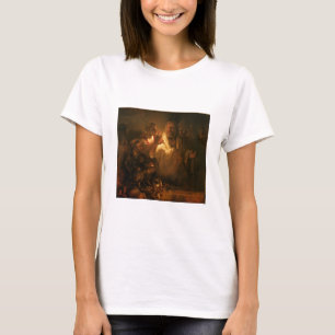 Camiseta The Denial of St. Peter, 1660 (oil on canvas)