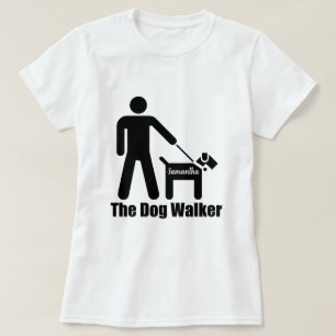 Camiseta The Dog Walker Agregar nombre o texto gracioso