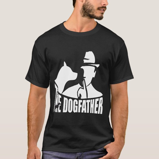 Camiseta The Dogfather Funny Pet Parent Movie Parody. (Anverso)