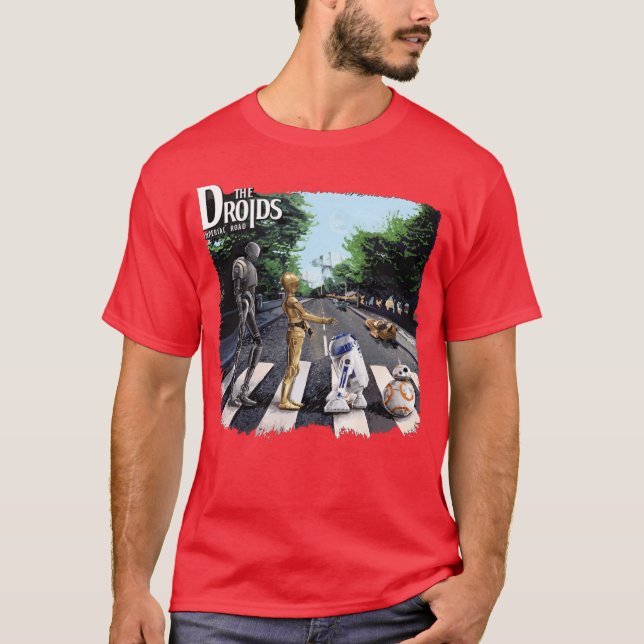 Camiseta THE DROID IMPERIAL ROAD retro (Anverso)