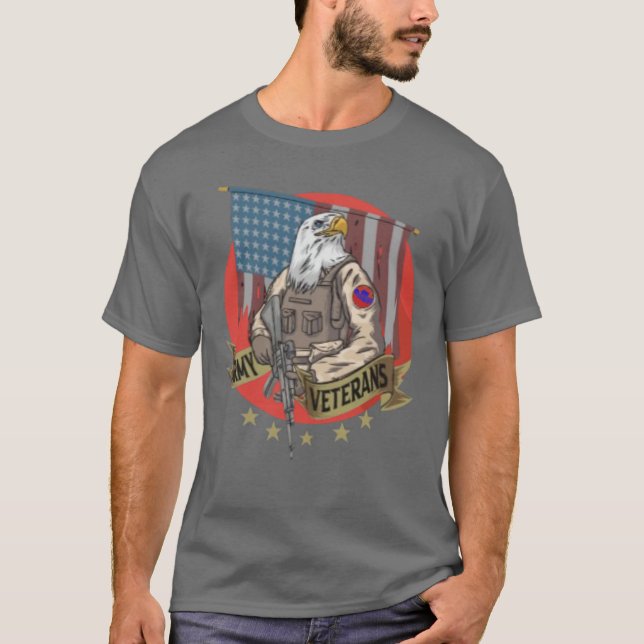 Camiseta The eagle Veterans army  (Anverso)