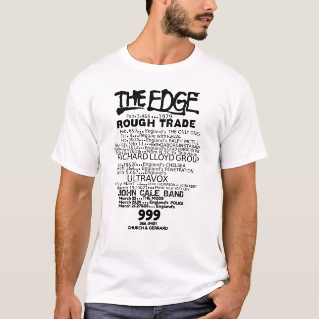 Camiseta The Edge - 1979 (Anverso)