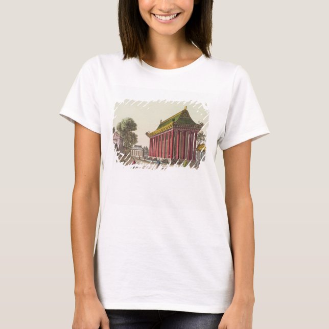 Camiseta The 'European Palace' at Yuen-Ming-Yuan, illustrat (Anverso)