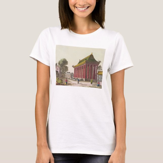 Camiseta The 'European Palace' at Yuen-Ming-Yuan, illustrat (Anverso)