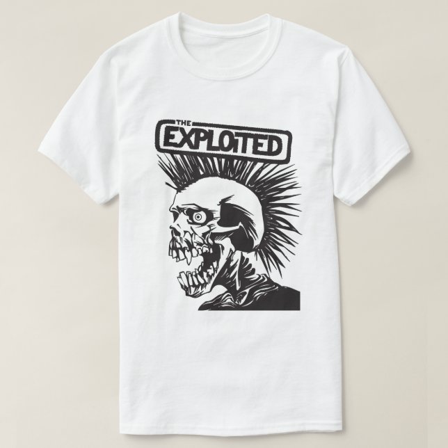 Camiseta The Exploited – Cráneo Punk (Diseño del anverso)