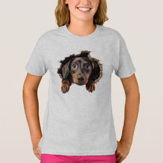 Camiseta the face of the loving and fluffy puppy