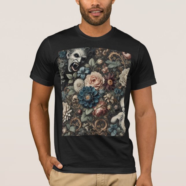 Camiseta The Fallen Nursery – Gothic Wearable Art (Anverso)