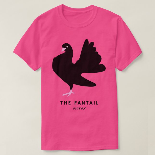 CAMISETA THE FANTAIL PIGEON BREED SELF COLOUR 1 (Diseño del anverso)
