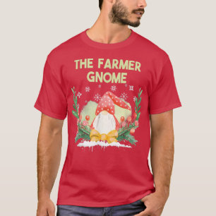 Camiseta The Farmer Gnome Costume Family Matching Funny Chr