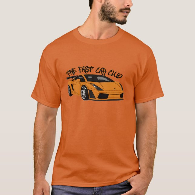 Camiseta The Fast Car Club retro family (Anverso)