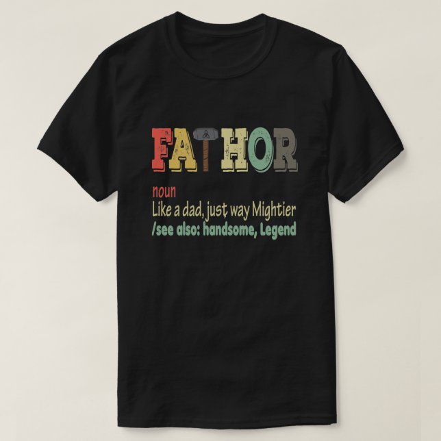 Camiseta THE FATHER THE LEGEND Father's Day Dad T-Shirt (Diseño del anverso)