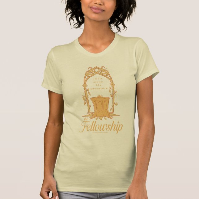 Camiseta The Fellowship - Small Group, Big Adventure (Anverso)