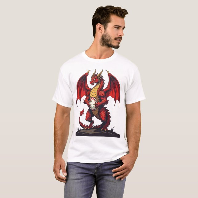 Camiseta The Fierce Focus Of Kickoff Red Dragon (Anverso completo)