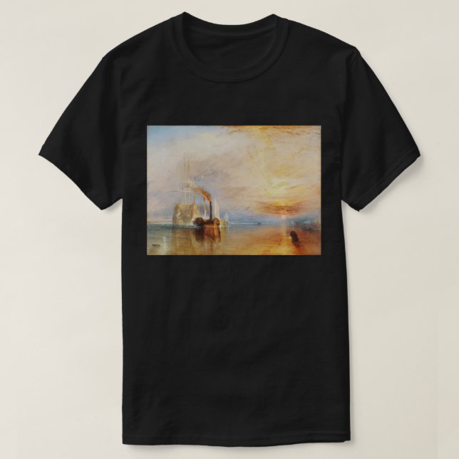 Camiseta The Fighting Temeraire, del artista Turner, J. M.  (Diseño del anverso)