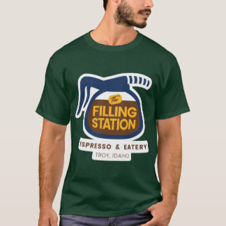 Camiseta The Filling Station Espresso Eatery in Troy Idaho 