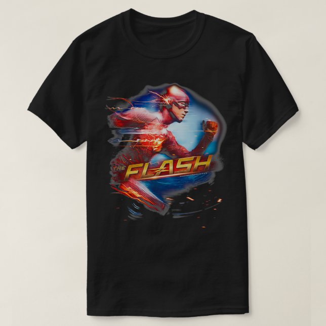 Camiseta The Flash TV Series Fastest Man  (Diseño del anverso)