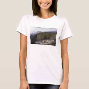 Camiseta The Forest of Valdoniello, Corsica, 1869 (oil on c