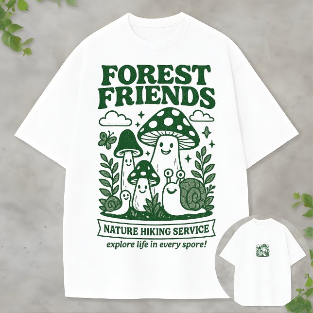 Camiseta The FunGuys Mushroom Cartoon Forest Adventure Duo (Subido por el creador)