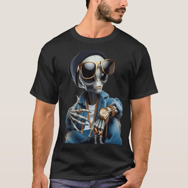 Camiseta The funky Alien (Anverso)
